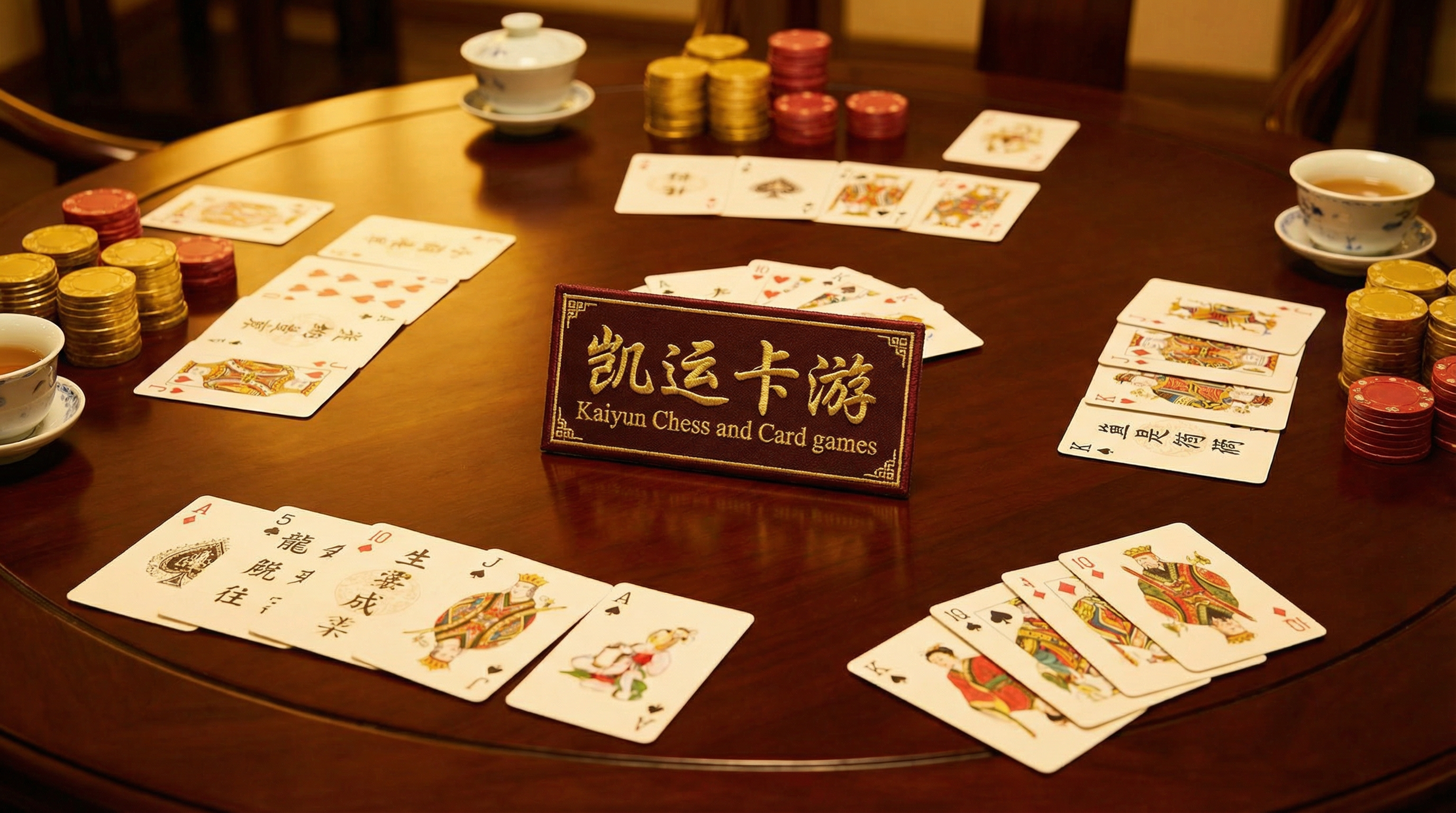 开云棋牌游戏桌面展示多种棋牌玩法